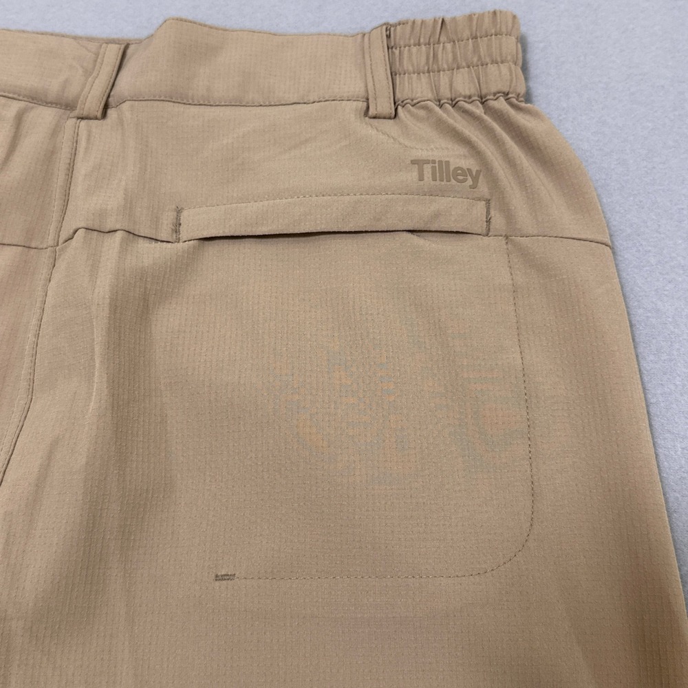 Tilley Trek Skort Women M Tan NWT Stretch Shorts Lined Hiking Outdoor Travel - Picture 8 of 9